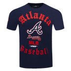 MLB ATLANTA BRAVES OLD ENGLISH MEN'S SJ TOP (MIDNIGHT NAVY)