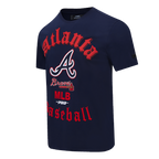MLB ATLANTA BRAVES OLD ENGLISH MEN'S SJ TOP (MIDNIGHT NAVY)