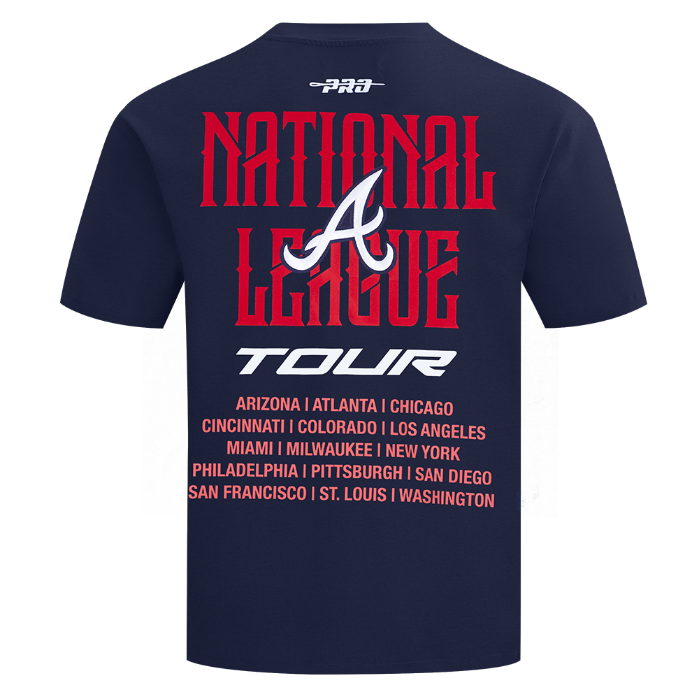 MLB ATLANTA BRAVES CITY TOUR 2.0 MEN'S CJ DROP SHOULDER TOP (MIDNIGHT NAVY)