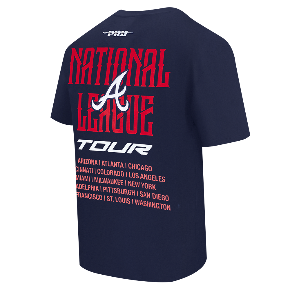 MLB ATLANTA BRAVES CITY TOUR 2.0 MEN'S CJ DROP SHOULDER TOP (MIDNIGHT NAVY)