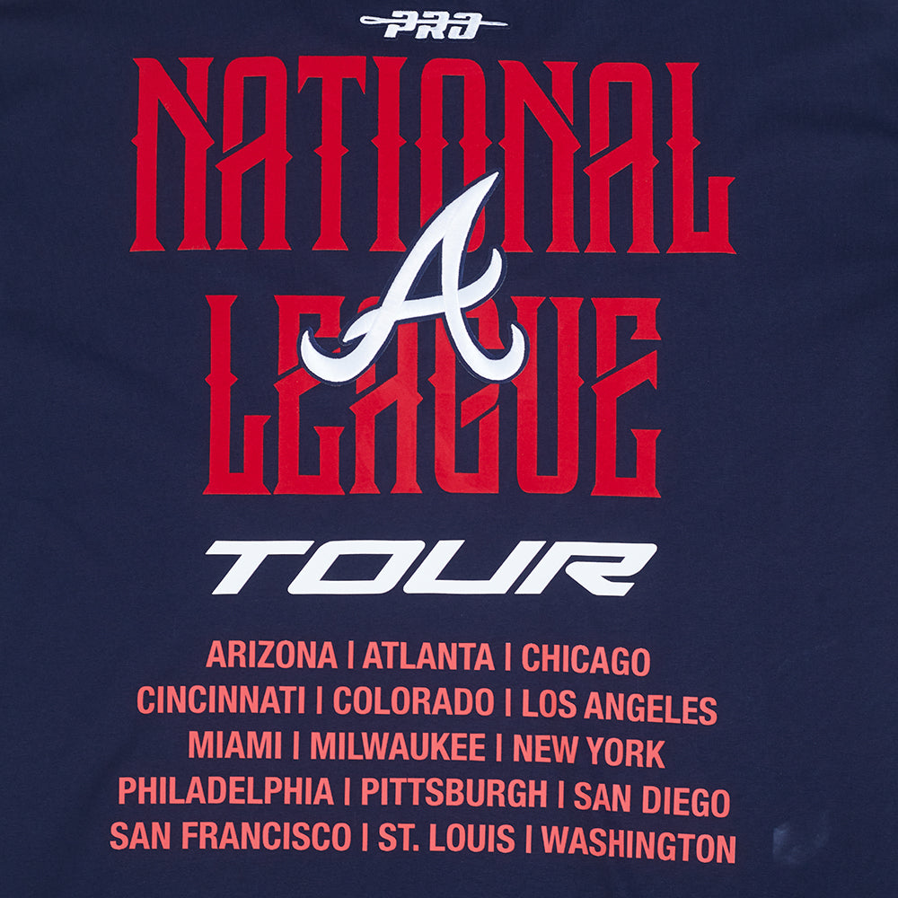 MLB ATLANTA BRAVES CITY TOUR 2.0 MEN'S CJ DROP SHOULDER TOP (MIDNIGHT NAVY)