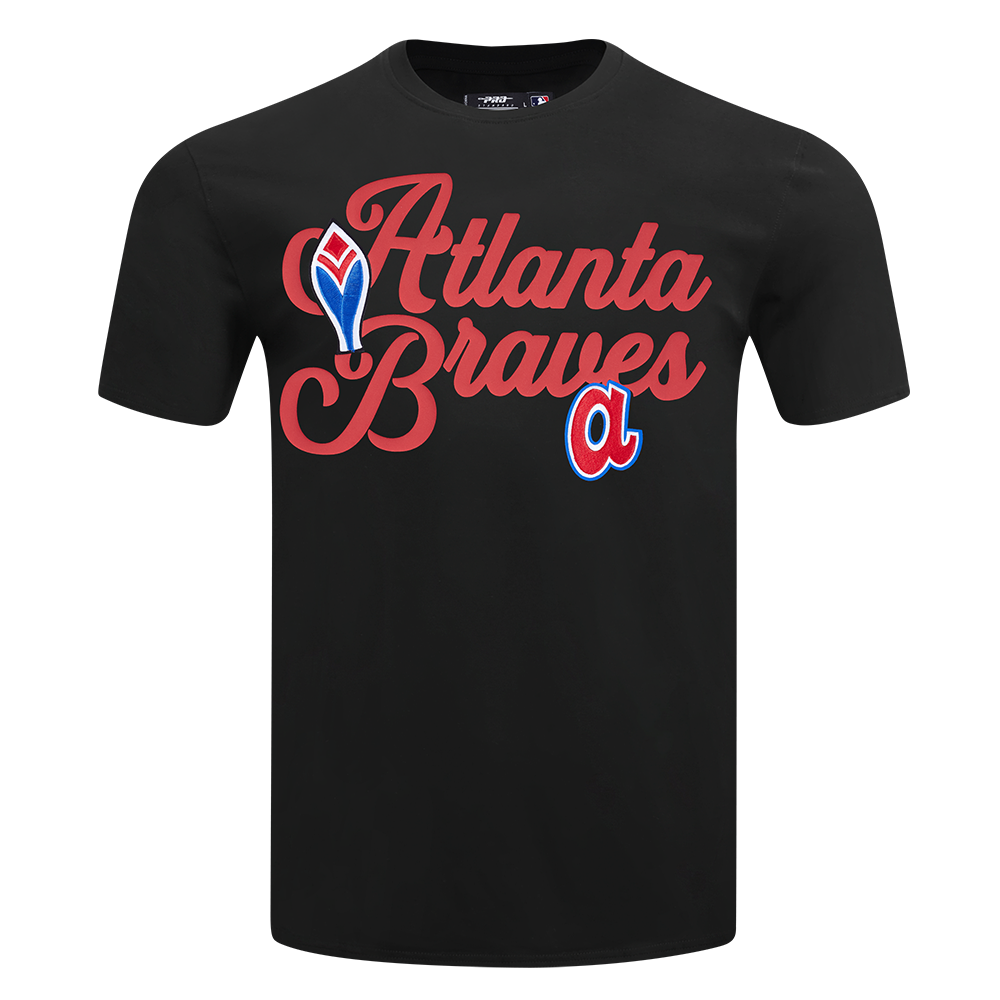 MLB ATLANTA BRAVES SOUVENIR HAUT EN JERSEY SIMPLE POUR HOMME (NOIR)