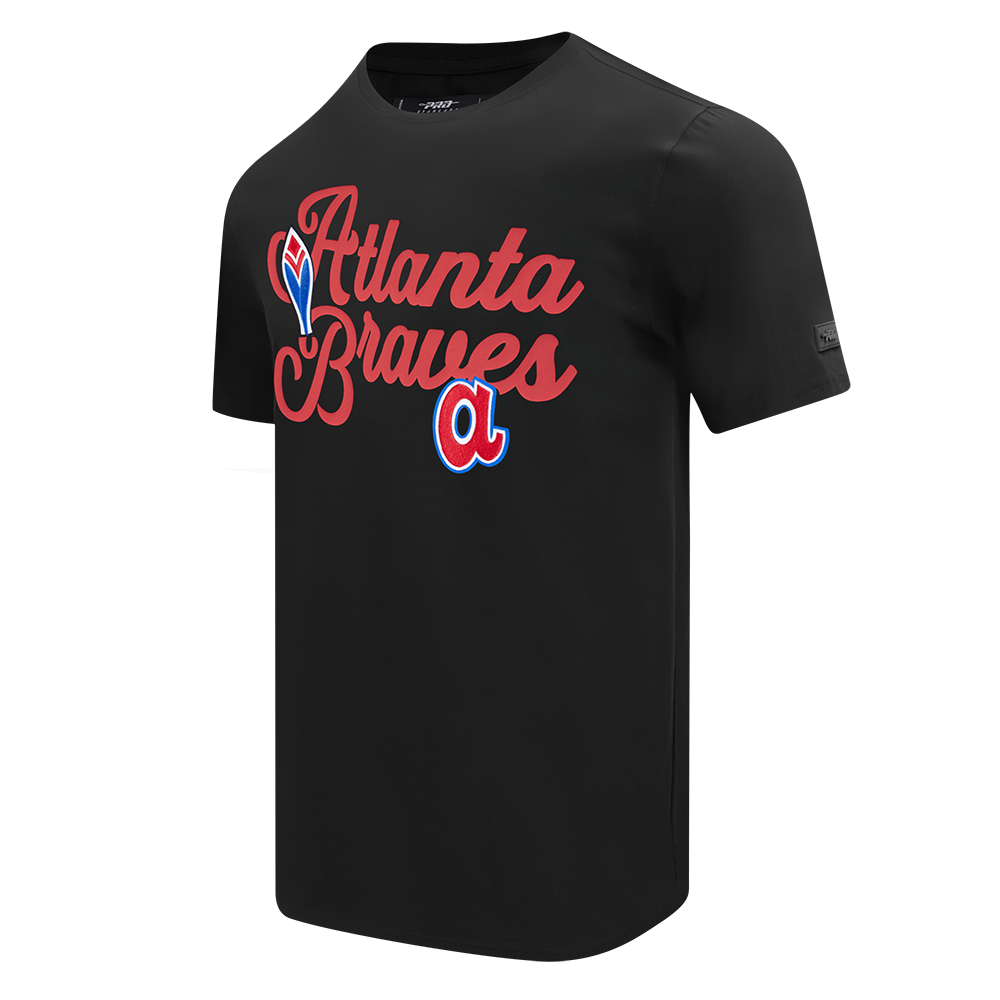 MLB ATLANTA BRAVES SOUVENIR HAUT EN JERSEY SIMPLE POUR HOMME (NOIR)