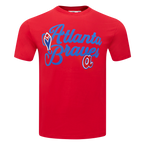 MLB ATLANTA BRAVES SOUVENIR HAUT EN JERSEY SIMPLE POUR HOMME (ROUGE)