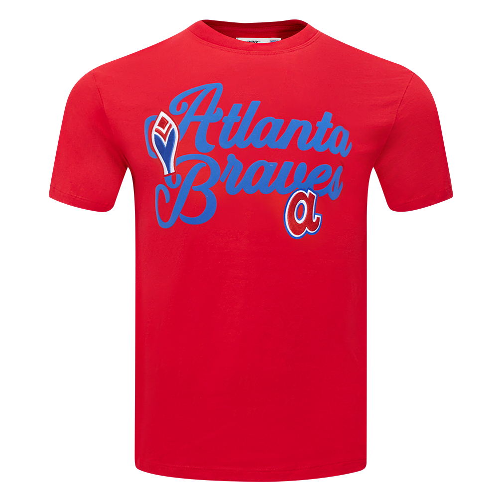 MLB ATLANTA BRAVES SOUVENIR HAUT EN JERSEY SIMPLE POUR HOMME (ROUGE)