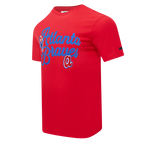 MLB ATLANTA BRAVES SOUVENIR HAUT EN JERSEY SIMPLE POUR HOMME (ROUGE)