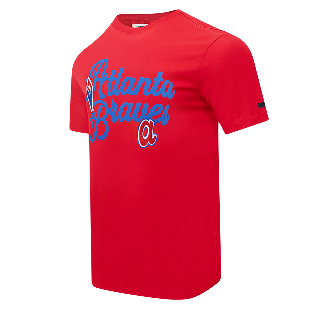 MLB ATLANTA BRAVES SOUVENIR HAUT EN JERSEY SIMPLE POUR HOMME (ROUGE)