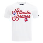 MLB ATLANTA BRAVES SOUVENIR MEN'S SJ TOP (WHITE)