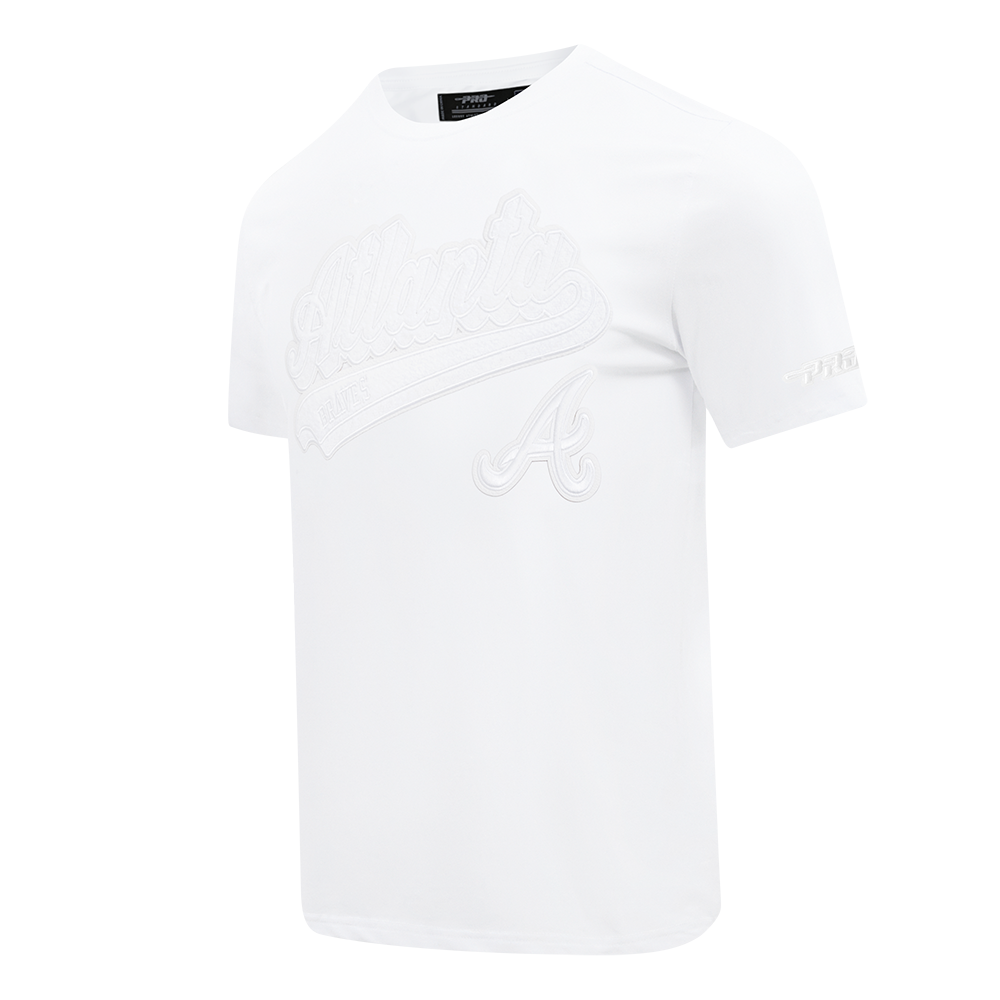 MLB ATLANTA BRAVES WHITE OUT HAUT EN JERSEY SIMPLE POUR HOMME (BLANC)