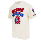 MLB ATLANTA BRAVES BEST OF MEN'S CJ DROP SHOULDER TOP (EGGSHELL)