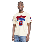 MLB ATLANTA BRAVES BEST OF MEN'S CJ DROP SHOULDER TOP (EGGSHELL)