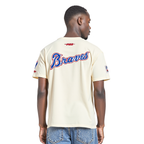 MLB ATLANTA BRAVES BEST OF MEN'S CJ DROP SHOULDER TOP (EGGSHELL)