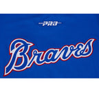 MLB ATLANTA BRAVES BEST OF HAUT EN JERSEY DE COTON À ÉPAULES TOMBANTES POUR HOMME (BLEU ROYAL)