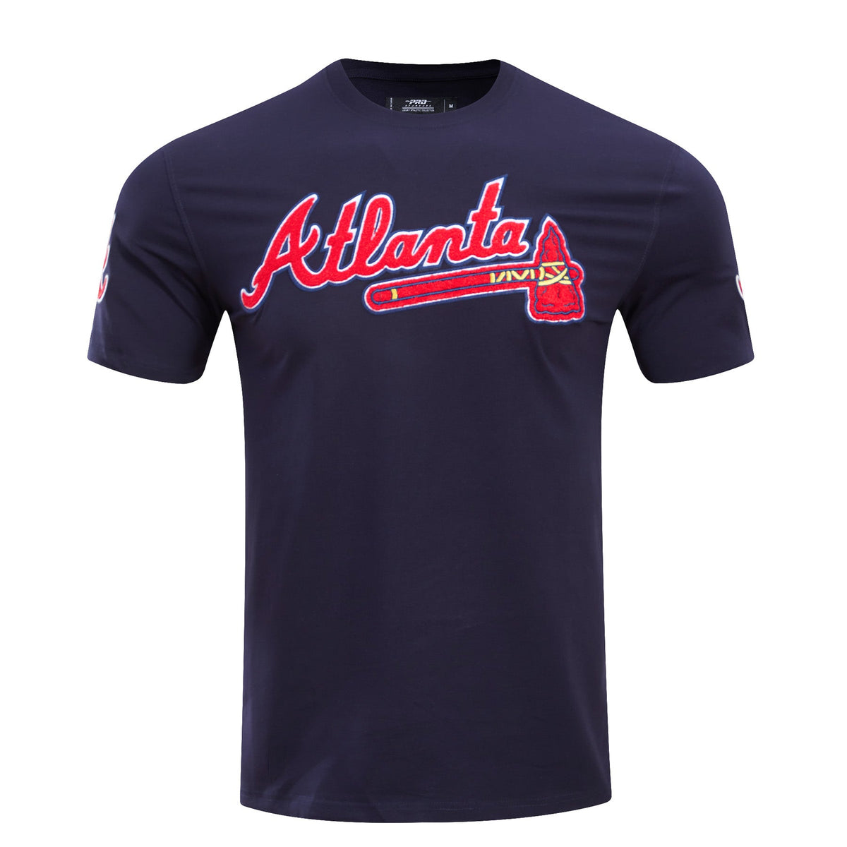 MLB ATLANTA BRAVES CLASSIC CHENILLE HAUT POUR HOMME (MARINE MINUIT)