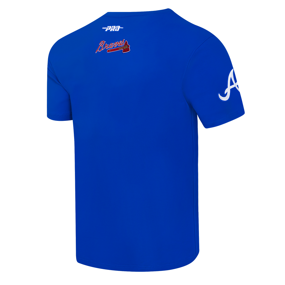 MLB ATLANTA BRAVES CITY ARCH HAUT EN JERSEY SIMPLE POUR HOMME (BLEU ROYAL)