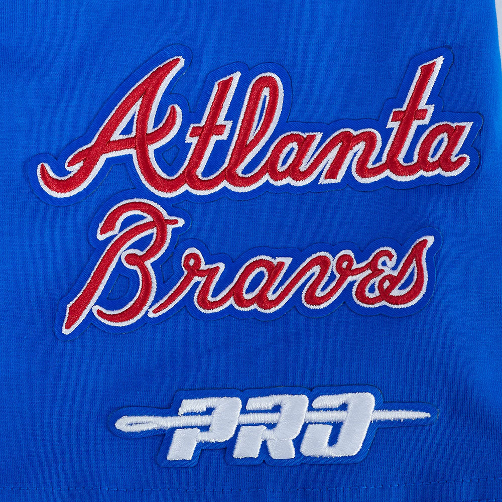 MLB ATLANTA BRAVES CITY ARCH HAUT EN JERSEY SIMPLE POUR HOMME (BLEU ROYAL)