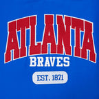 MLB ATLANTA BRAVES CITY ARCH HAUT EN JERSEY SIMPLE POUR HOMME (BLEU ROYAL)