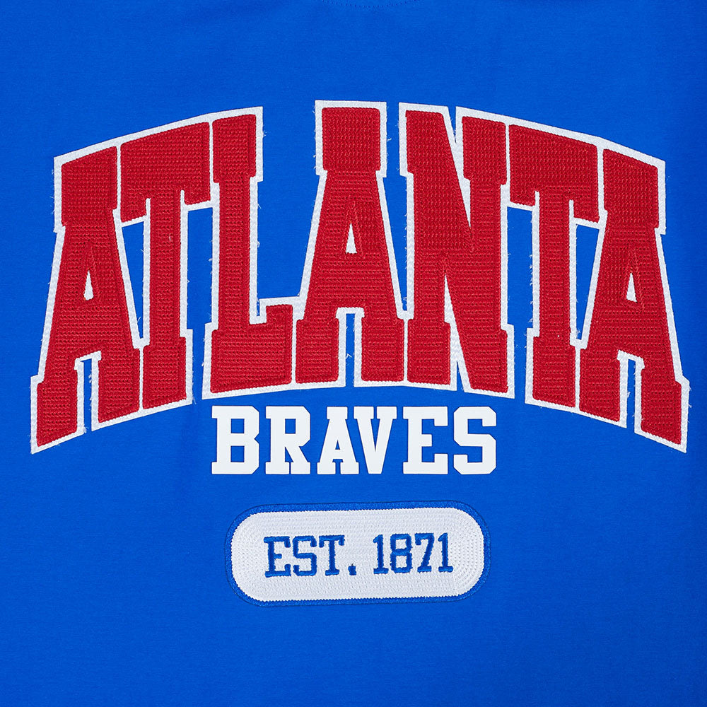 MLB ATLANTA BRAVES CITY ARCH HAUT EN JERSEY SIMPLE POUR HOMME (BLEU ROYAL)