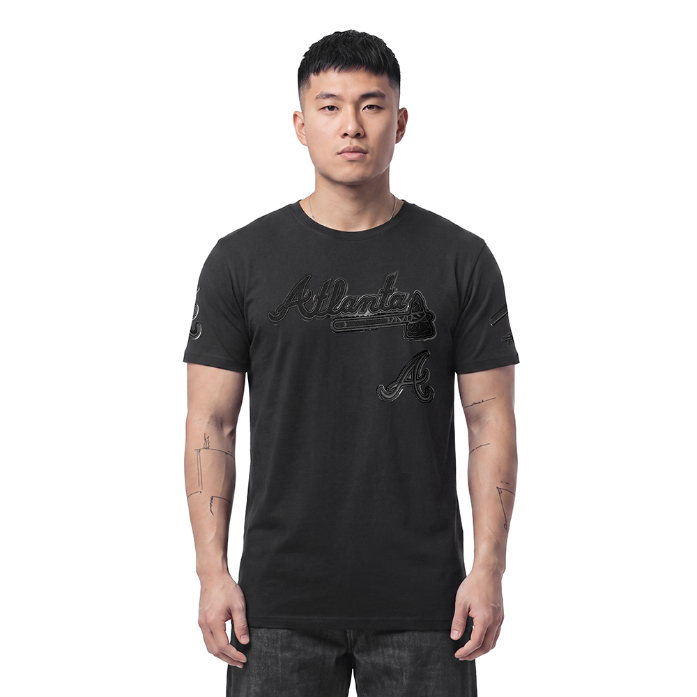 MLB ATLANTA BRAVES WINGSPAN HAUT POUR HOMME (NOIR)