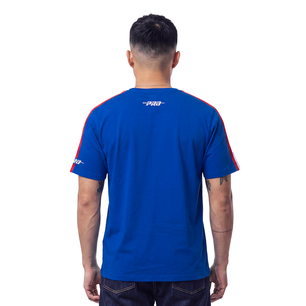 MLB ATLANTA BRAVES RETRO CLASSICS HAUT POUR HOMME (BLEU ROYAL/ROUGE)