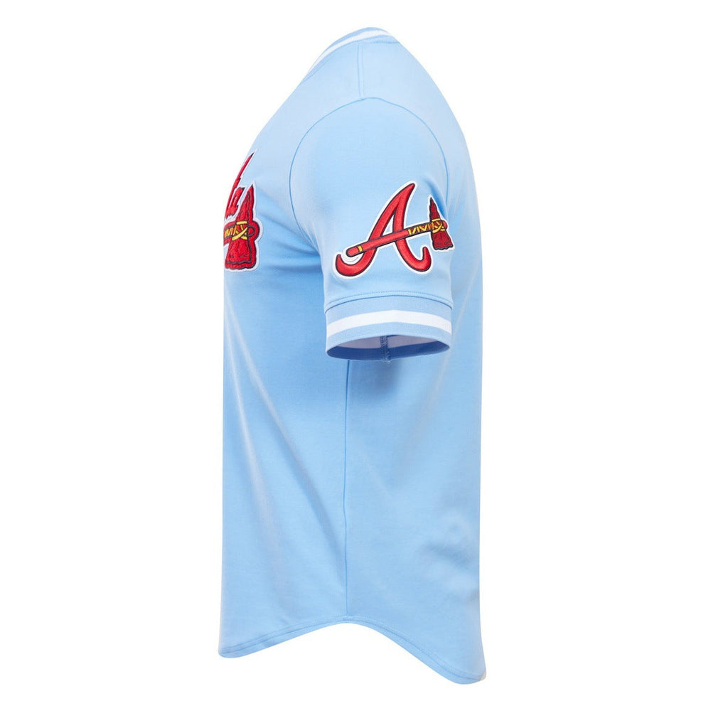 MLB ATLANTA BRAVES CLASSIC CHENILLE MEN'S TOP (UNIVERSITY BLUE)