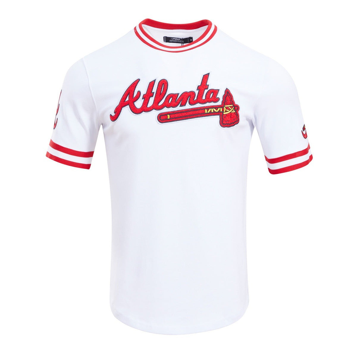 MLB ATLANTA BRAVES CLASSIC CHENILLE HAUT POUR HOMME (BLANC)