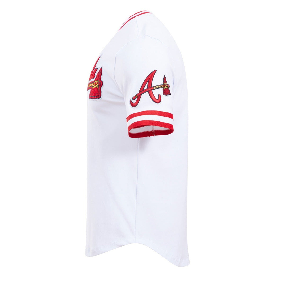 MLB ATLANTA BRAVES CLASSIC CHENILLE HAUT POUR HOMME (BLANC)