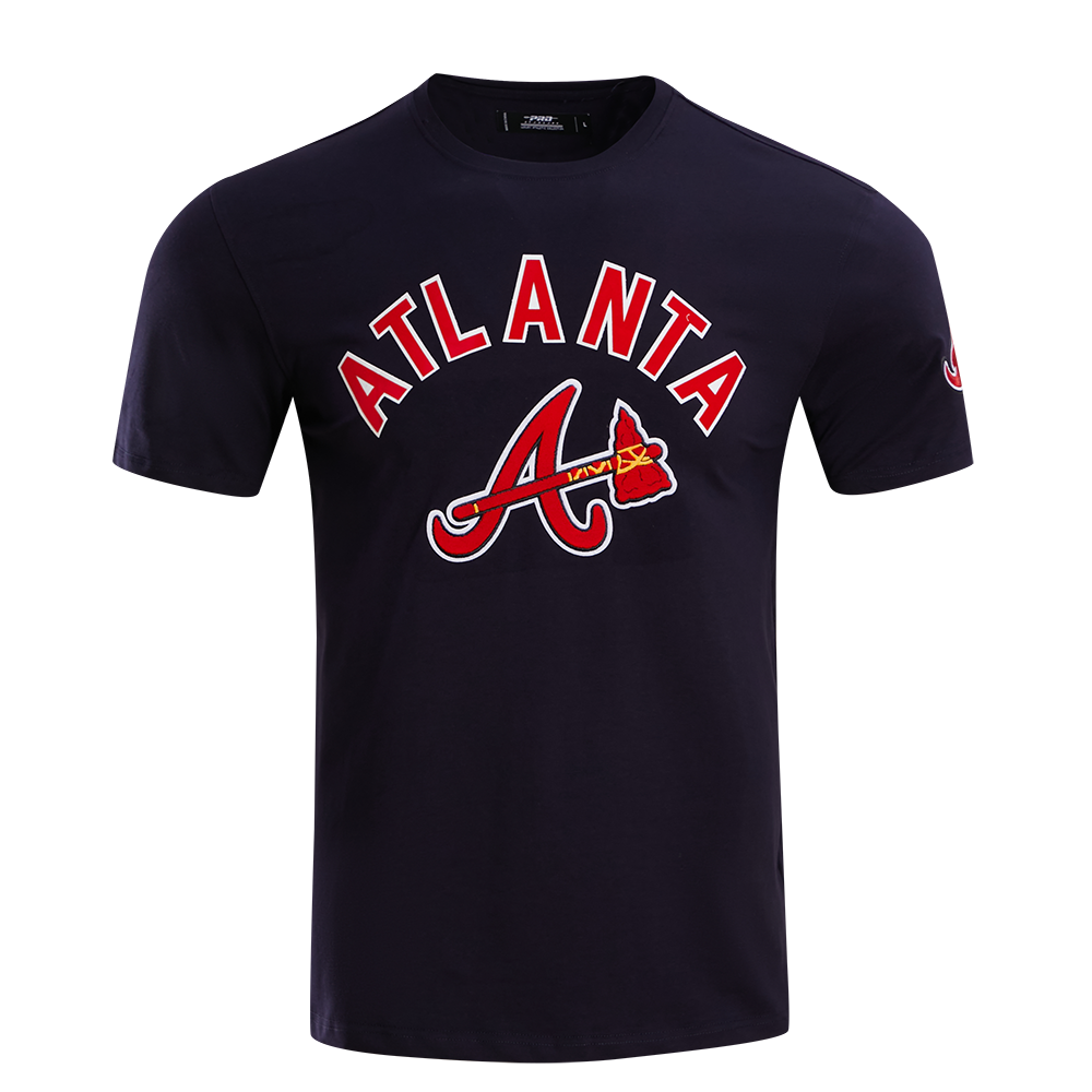 MLB ATLANTA BRAVES CLASSIC BRISTLE HAUT POUR HOMME (MARINE MINUIT)