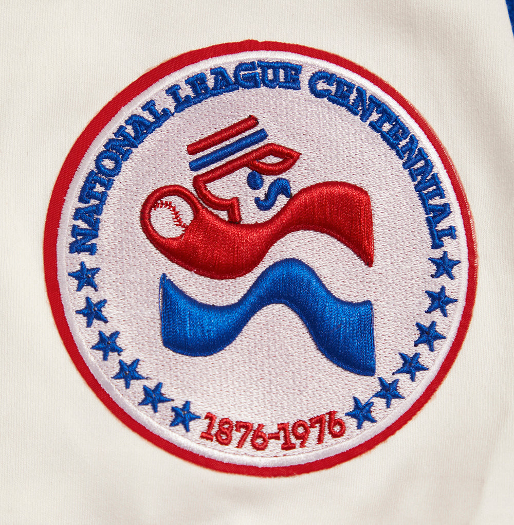 MLB ATLANTA BRAVES RETRO CLASSIC HAUT POUR HOMME (COQUILLE D'ŒUF/ROUGE)