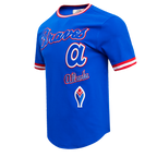 MLB ATLANTA BRAVES RETRO CLASSIC MEN'S TOP (ROYAL BLUE/RED)