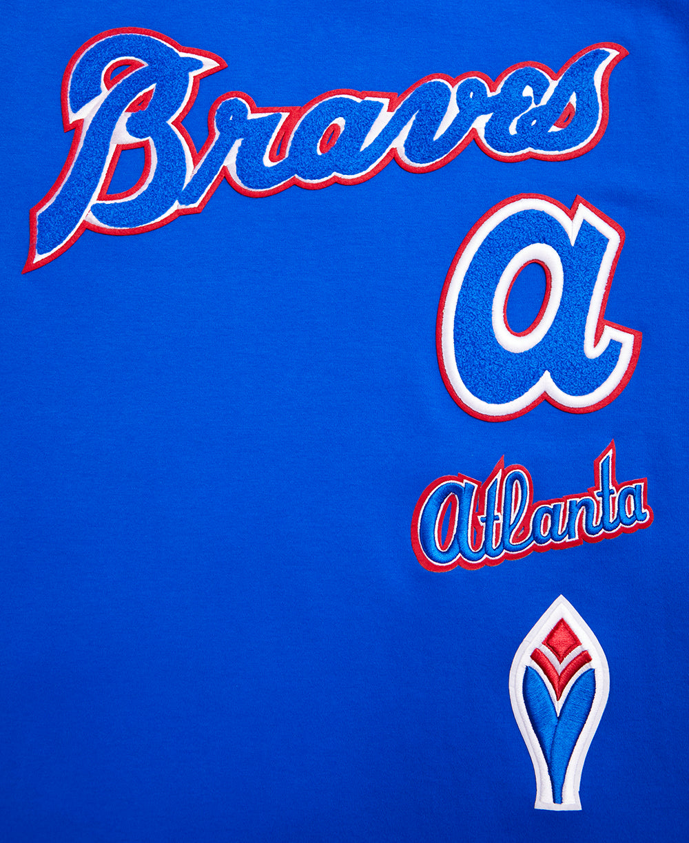 MLB ATLANTA BRAVES RETRO CLASSIC MEN'S TOP (ROYAL BLUE/RED)
