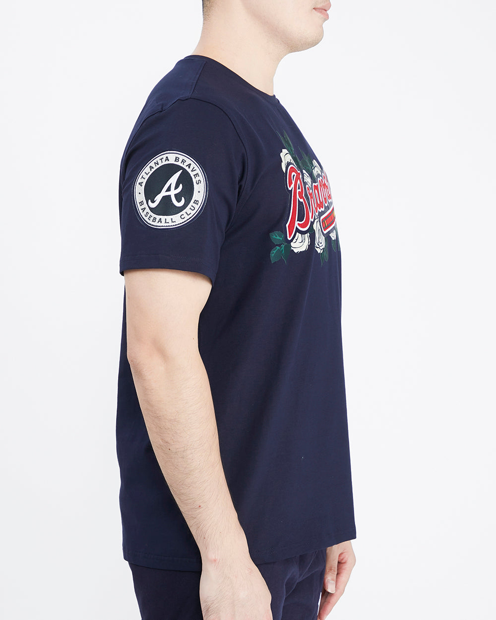 MLB ATLANTA BRAVES ROSES MEN'S TOP (MIDNIGHT NAVY)