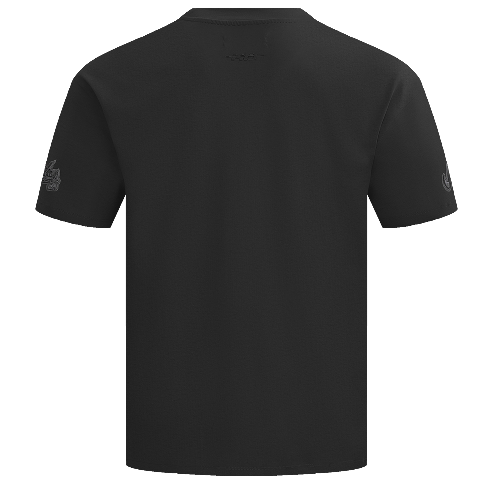 MLB ATLANTA BRAVES NEUTRAL HAUT À ÉPAULES TOMBANTES POUR HOMME (NOIR)