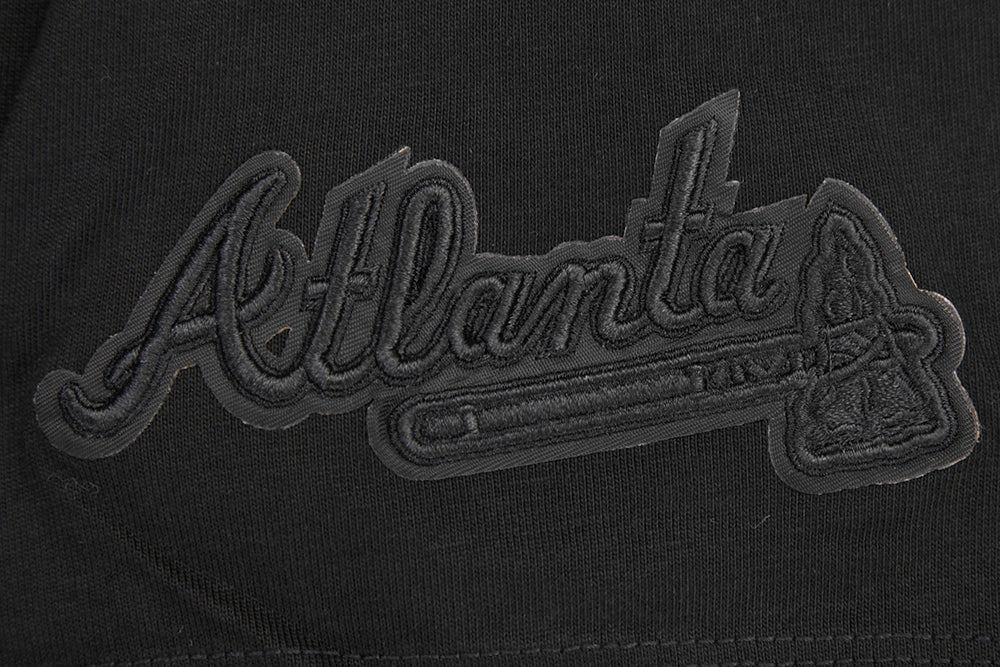 MLB ATLANTA BRAVES NEUTRAL HAUT À ÉPAULES TOMBANTES POUR HOMME (NOIR)