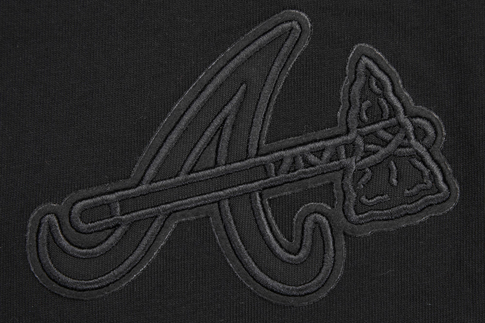 MLB ATLANTA BRAVES NEUTRAL HAUT À ÉPAULES TOMBANTES POUR HOMME (NOIR)