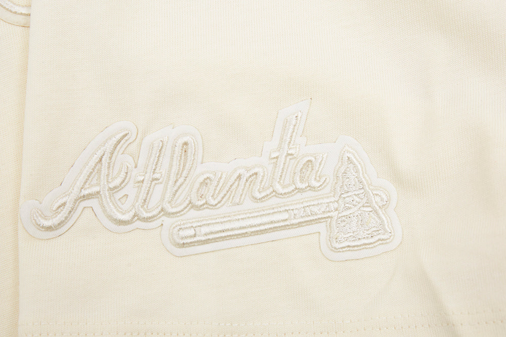 MLB ATLANTA BRAVES NEUTRAL HAUT À ÉPAULES TOMBANTES POUR HOMME (COQUILLE D'ŒUF)