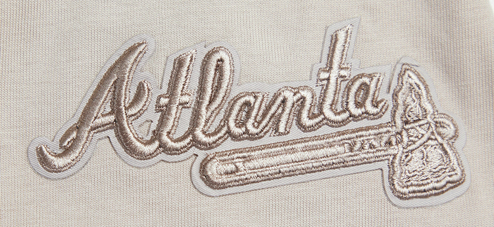 MLB ATLANTA BRAVES NEUTRAL DROP SHOULDER MEN'S TOP (TAUPE)
