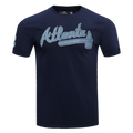 MLB ATLANTA BRAVES VARSITY BLUES HAUT EN JERSEY SIMPLE POUR HOMME (MARINE MINUIT)