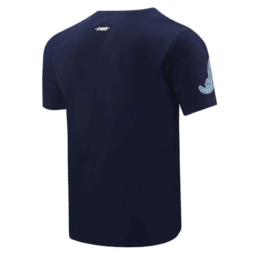 MLB ATLANTA BRAVES VARSITY BLUES HAUT EN JERSEY SIMPLE POUR HOMME (MARINE MINUIT)