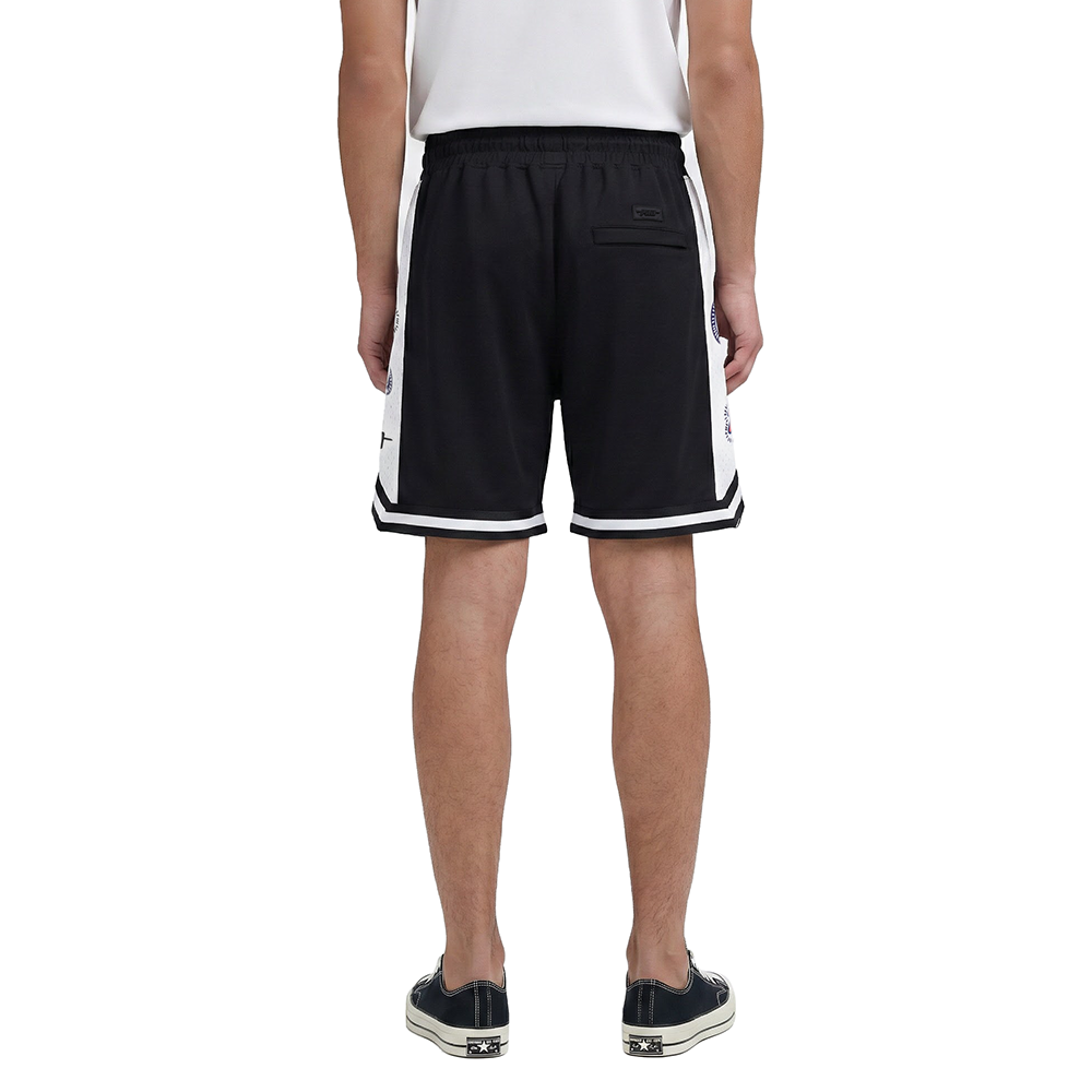 MLB ATLANTA BRAVES DIY PICK STITCH SHORT EN MAILLE DOUBLE 2.0 POUR HOMME (NOIR)