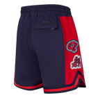 MLB ATLANTA BRAVES DIY PICK STITCH SHORT EN MAILLE DOUBLE 2.0 POUR HOMME (MARINE MINUIT/ROUGE/MARINE MINUIT)