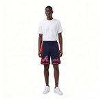 MLB ATLANTA BRAVES DIY PICK STITCH SHORT EN MAILLE DOUBLE 2.0 POUR HOMME (MARINE MINUIT/ROUGE/MARINE MINUIT)