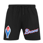 MLB ATLANTA BRAVES SOUVENIR SHORT EN FILET POUR HOMME (NOIR)