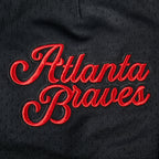MLB ATLANTA BRAVES SOUVENIR SHORT EN FILET POUR HOMME (NOIR)