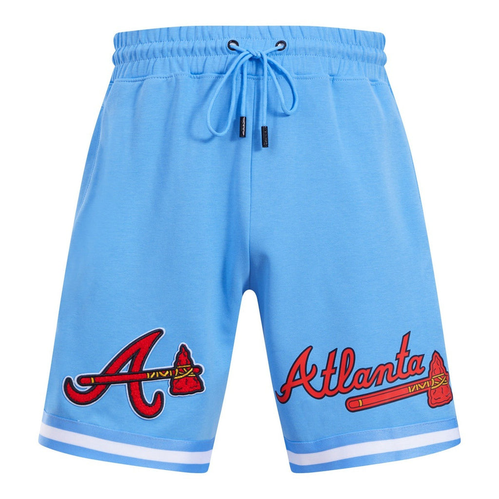 MLB ATLANTA BRAVES CLASSIC CHENILLE MEN'S SHORT (UNIVERSITY BLUE)