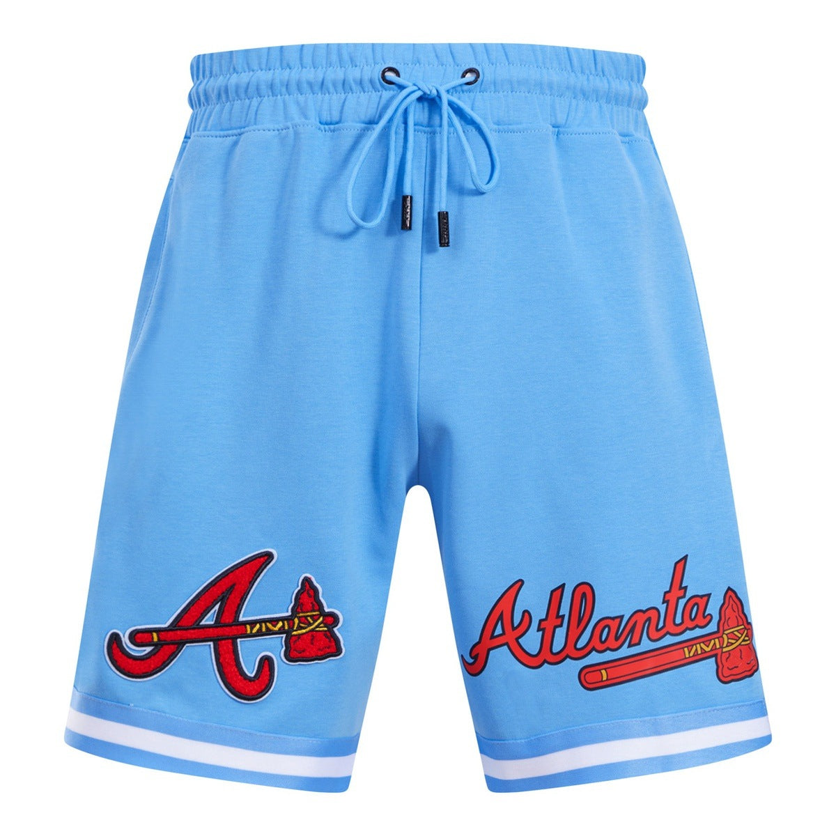 MLB ATLANTA BRAVES CLASSIC CHENILLE SHORT POUR HOMME (BLEU UNIVERSITÉ)