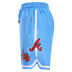 MLB ATLANTA BRAVES CLASSIC CHENILLE MEN'S SHORT (UNIVERSITY BLUE)