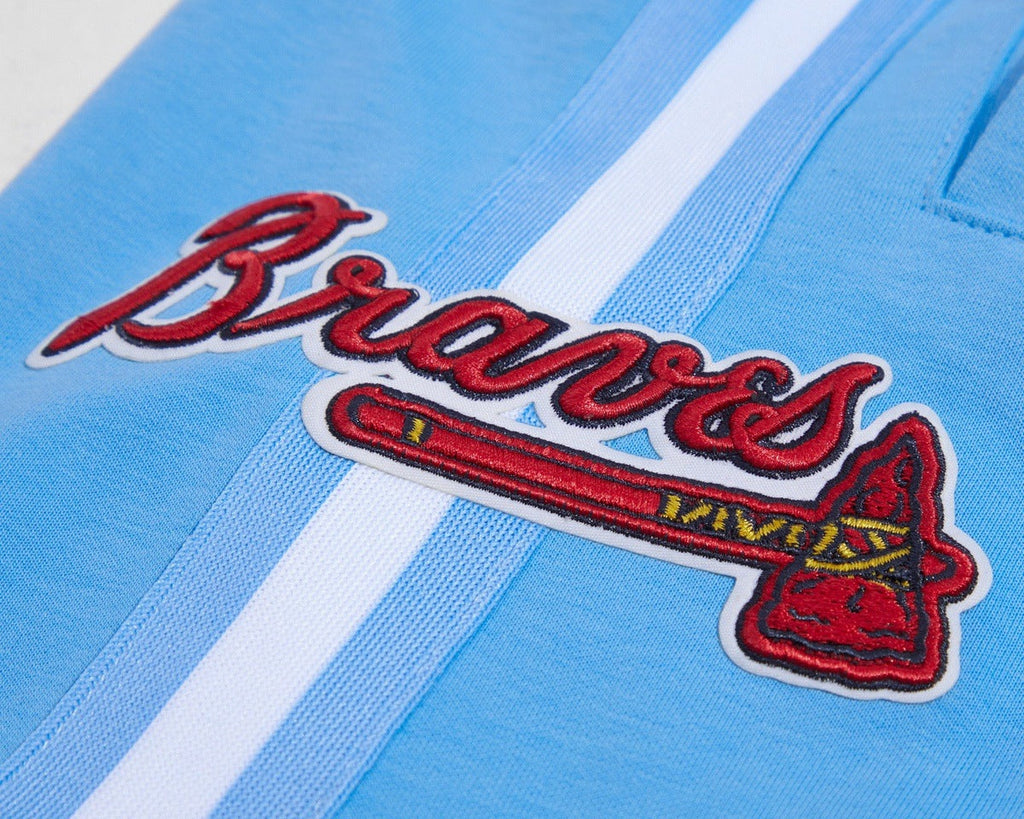 MLB ATLANTA BRAVES CLASSIC CHENILLE MEN'S SHORT (UNIVERSITY BLUE)