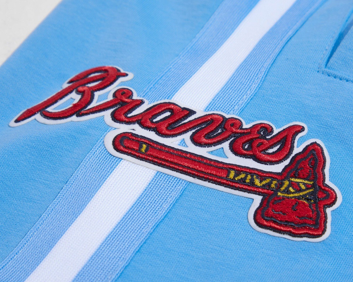MLB ATLANTA BRAVES CLASSIC CHENILLE MEN'S SHORT (UNIVERSITY BLUE)