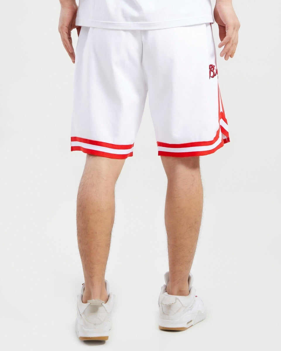 MLB ATLANTA BRAVES CLASSIC CHENILLE MEN'S SHORT (WHITE)
